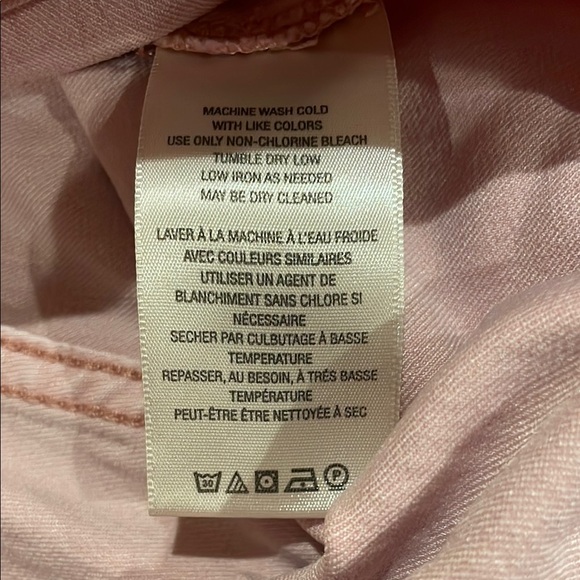 We The Free Free People light pink extra wide leg jeans size 29 - Picture 8 of 10